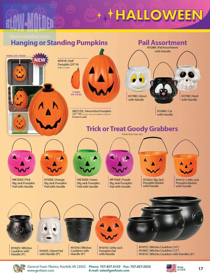 General Foam Halloween Blow Mold Witch Cauldron | Eerie Emporium