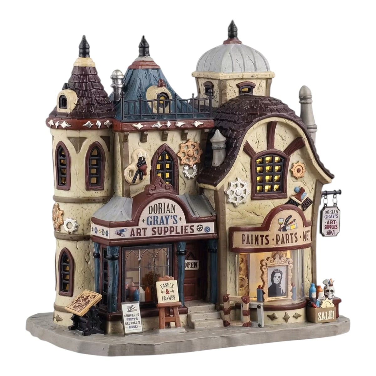 Dorian Gray's Art Supplies 55306 | Lemax Spooky Town | Eerie Emporium