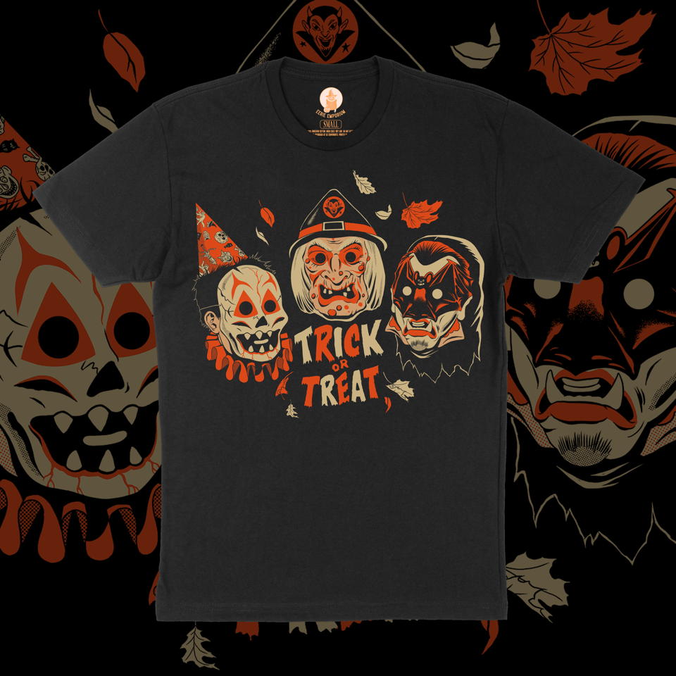 or Eerie Halloween T-Shirt Classic Trick Treat Emporium |