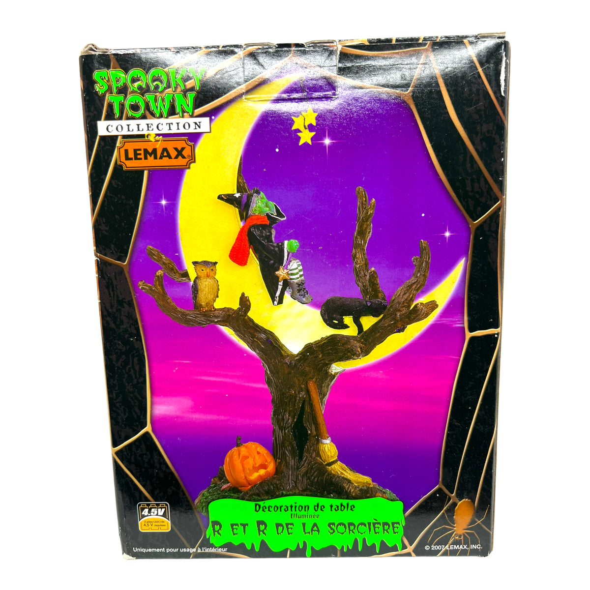 Spooky shops town witchy halloween lazy susan