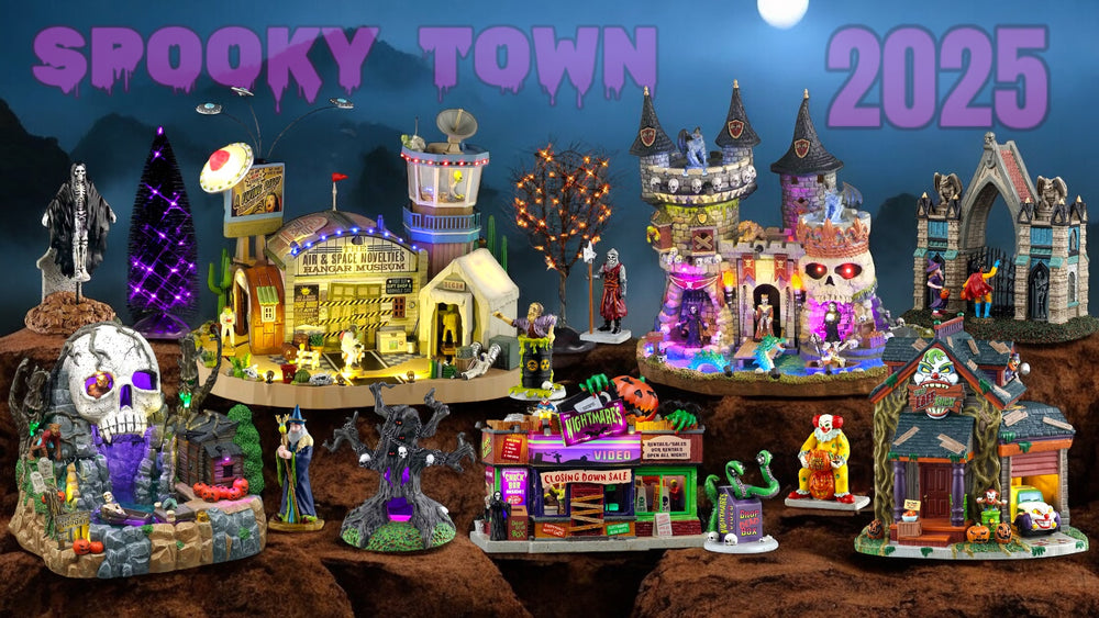 Spooky Collection 2025 Lemax Spooky Town Collection Announced | Eerie Emporium