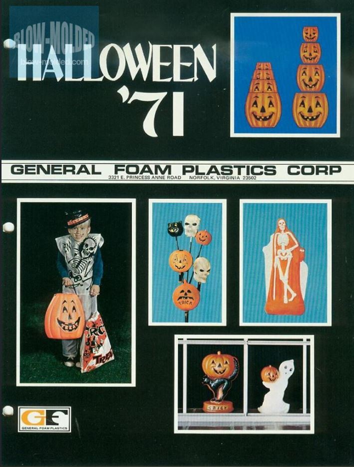 1972 General Foam Halloween Catalog at Eerie Emporium