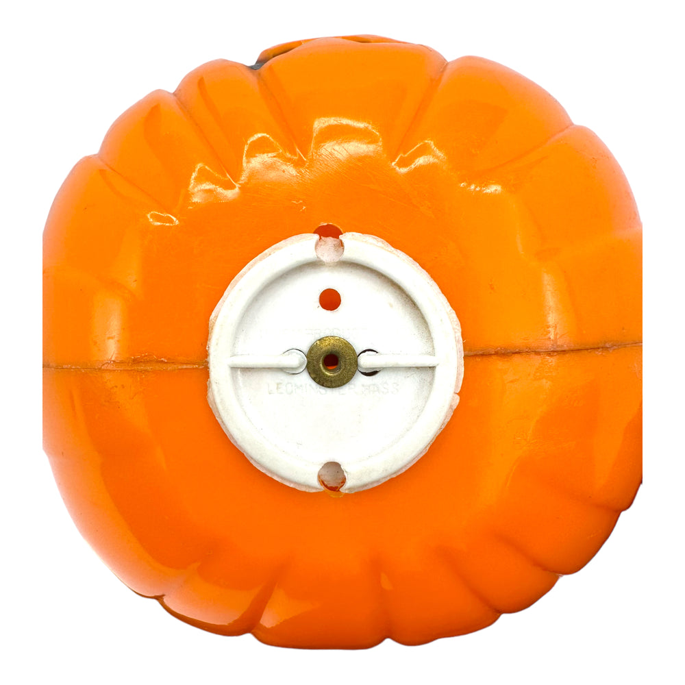 Vintage Halloween 1950s Union Products Hard Plastic Jack O Lantern Battery Operated at Eerie Emporium.