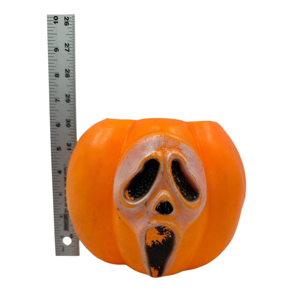 Vintage Halloween Double Sided Scream Ghost Face Trick or Treat Bucket at Eerie Emporium.