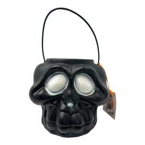 General Foam Plastics Halloween Black Skull Blow Mold Bucket at Eerie Emporium.