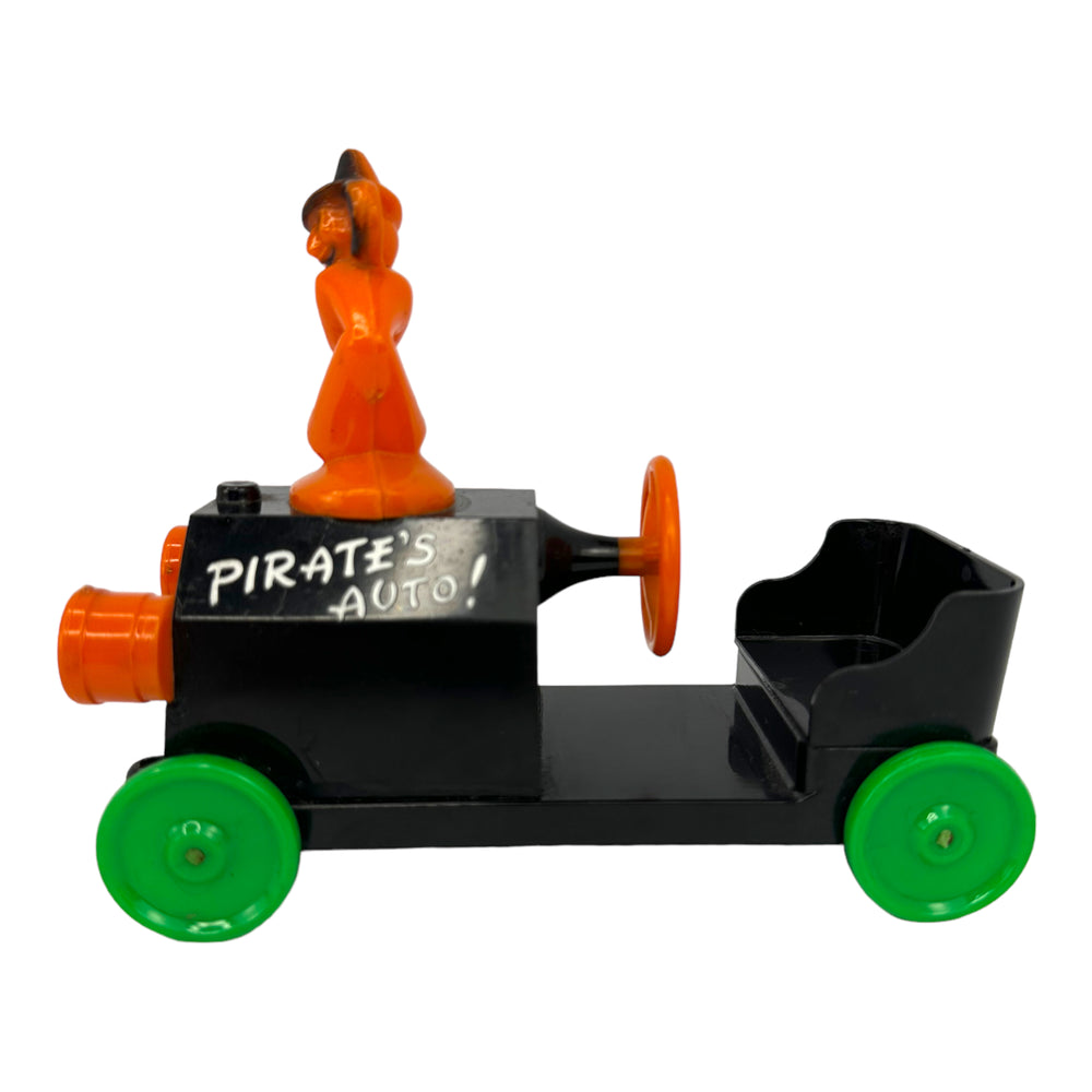 
            
                Load image into Gallery viewer, Vintage Halloween Rosbro Pirate&amp;#39;s Auto Car With Witch On Top at Eerie Emporium
            
        