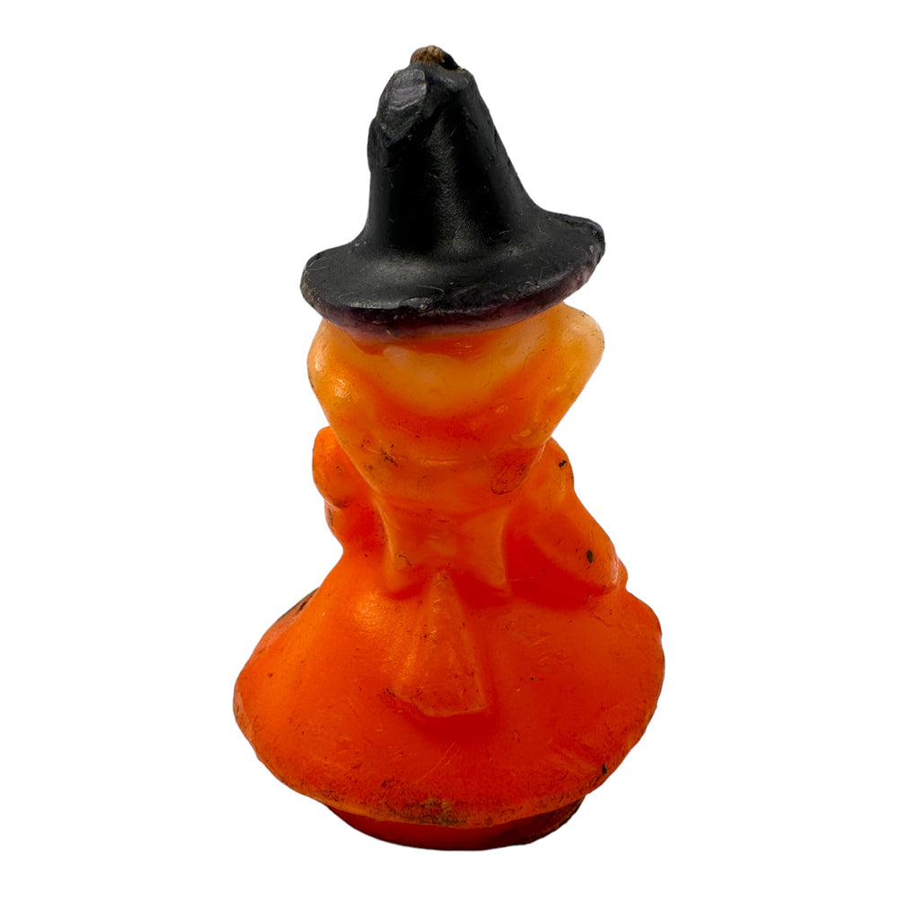 Vintage Halloween Gurley Witch Candle with Label 1950s at Eerie Emporium.