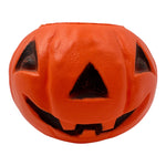 Vintage Halloween 1960s-70s Small Blow Mold Pumpkin Pail at Eerie Emporium.