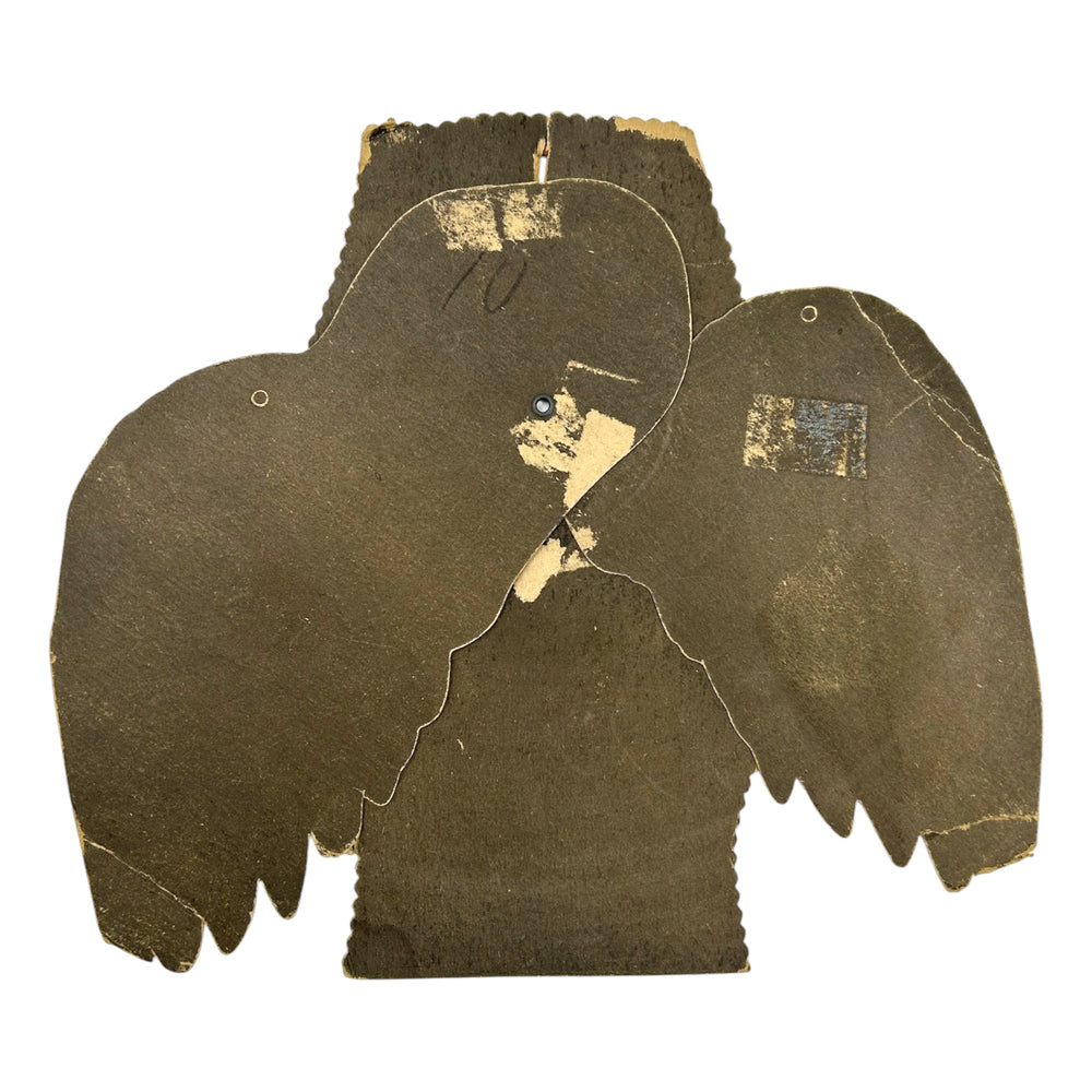 Antique Hallowe'en Rare Beistle Jointed Mechanical Owl Diecut ~ 1920s at Eerie Emporium. 7