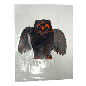 Antique Hallowe'en Rare Beistle Jointed Mechanical Owl Diecut ~ 1920s at Eerie Emporium. 9