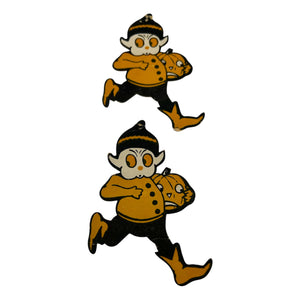 Antique Halloween 1925 Dennison Gobolink Cut-Outs Pair ~ USA at Eerie Emporium. 3
