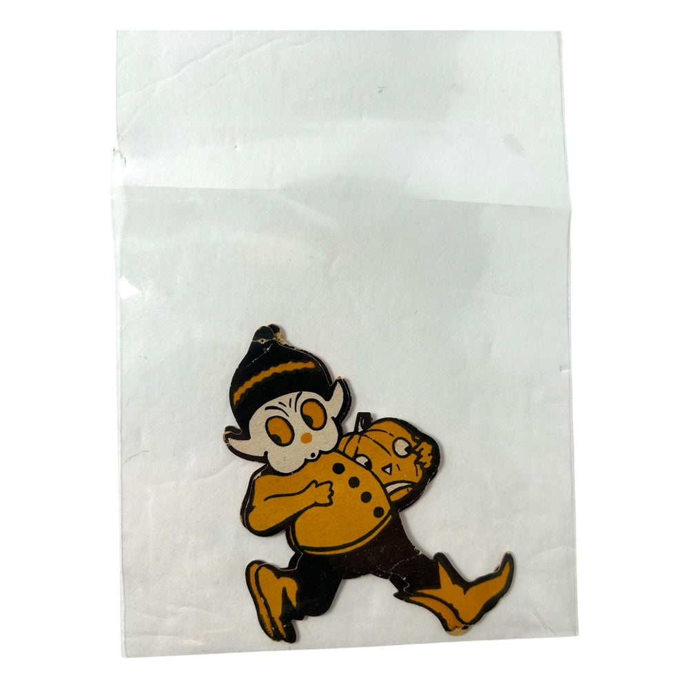 Antique Halloween 1925 Dennison Gobolink Cut-Outs Pair ~ USA at Eerie Emporium. 8