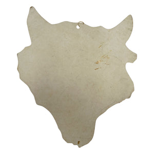 Antique Halloween Dennison Snarling Cat Face Die Cut 1920s ~ USA at Eerie Emporium. 9