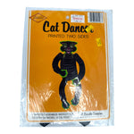 Beistle Vintage Halloween 1984 Black Cat Dancer Decoration Die Cut at Eerie Emporium. 2