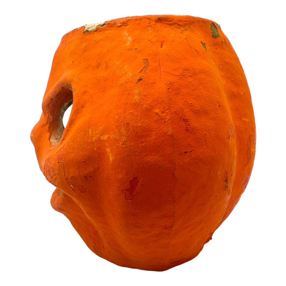 Vintage Halloween Pulp Pumpkin Paper Mache JOL | Eerie Emporium