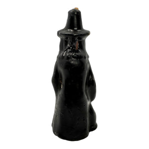 Vintage Halloween Gurley Witch with Black Cat Candle at Eerie Emporium.