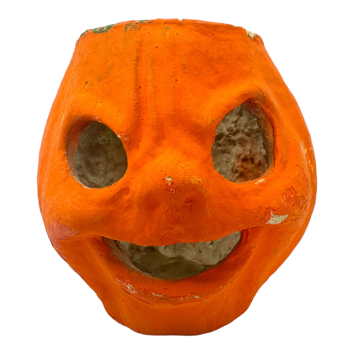 Vintage Halloween Pulp Pumpkin Paper Mache JOL | Eerie Emporium