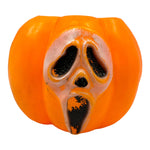 Vintage Halloween Double Sided Scream Ghost Face Trick or Treat Bucket at Eerie Emporium.