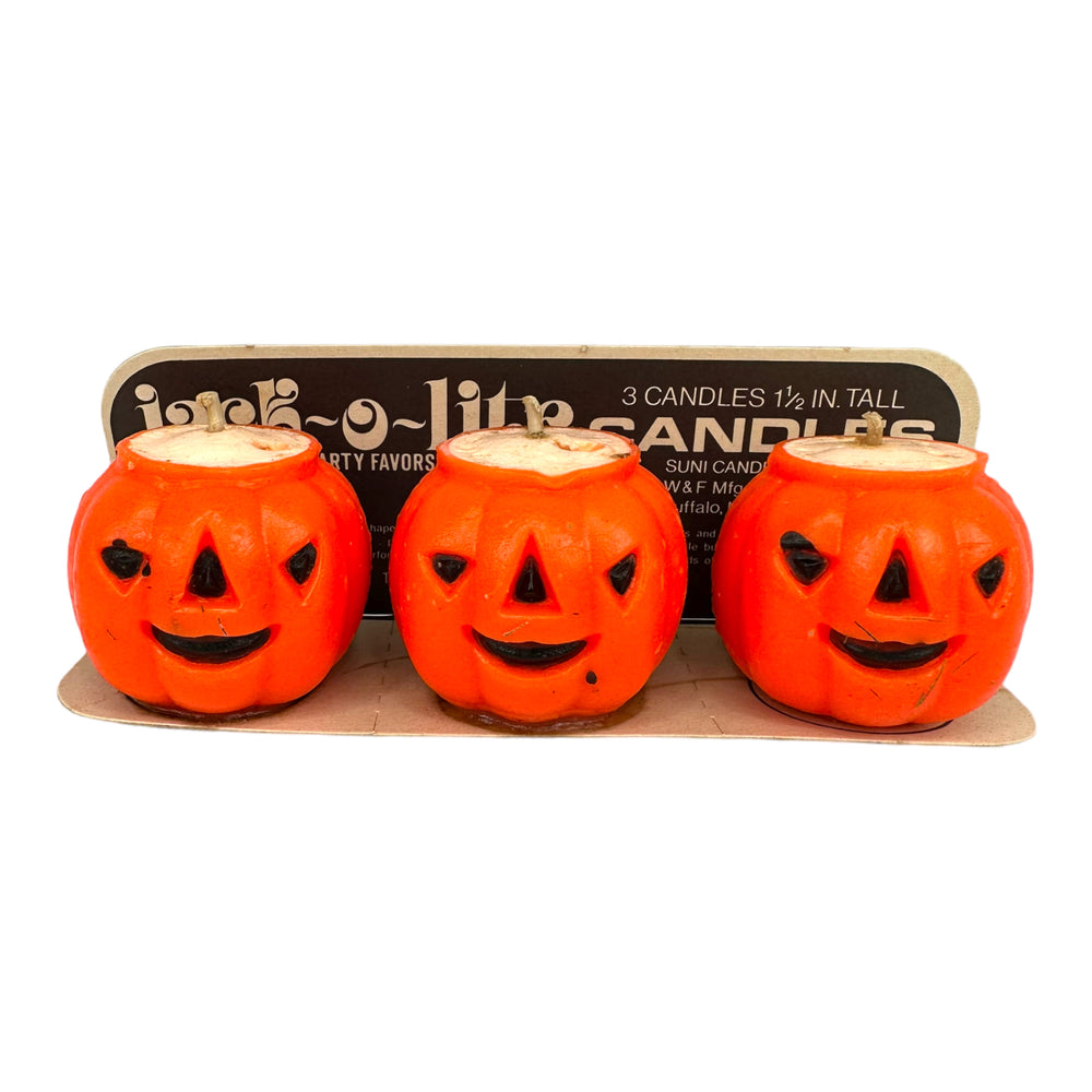 Vintage Halloween Suni Candle Lot w/ Original Packaging at Eerie Emporium