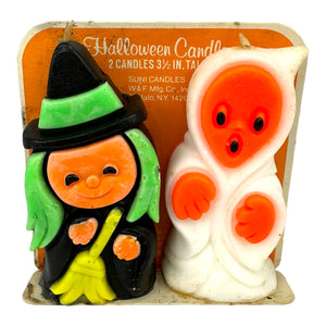 Vintage Halloween Suni Candle Lot w/ Original Packaging at Eerie Emporium