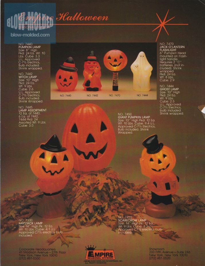 Empire 1982 Halloween Catalog at Eerie Emporium