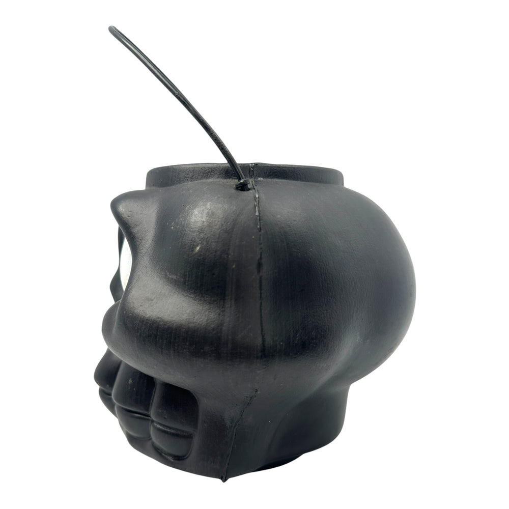 General Foam Plastics Halloween Black Skull Blow Mold Bucket at Eerie Emporium.
