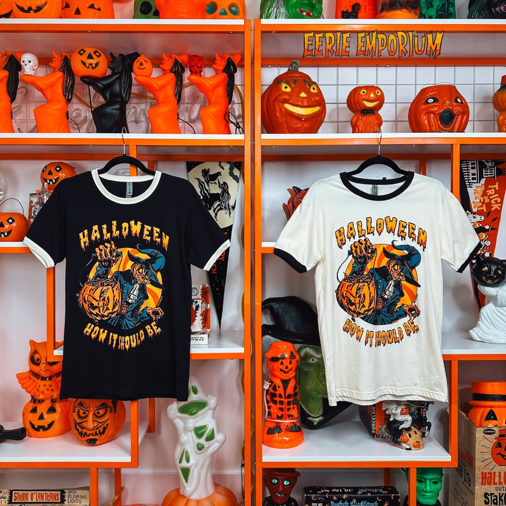 Halloween How It Should Be Eerie Emporium Ringer T-Shirt