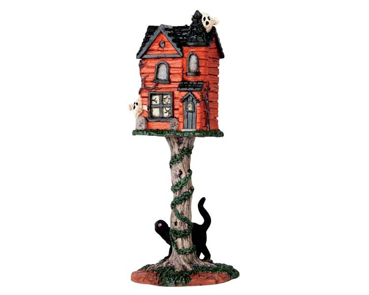 
            
                Load image into Gallery viewer, Lemax Spooky Town Haunted Birdhouse #64051 at Eerie Emporium.
            
        