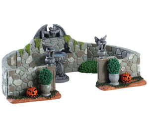 
            
                Load image into Gallery viewer, Lemax Spooky Town Grey Gargoyle Gardens, Set of 6 #83350 at Eerie Emporium.
            
        