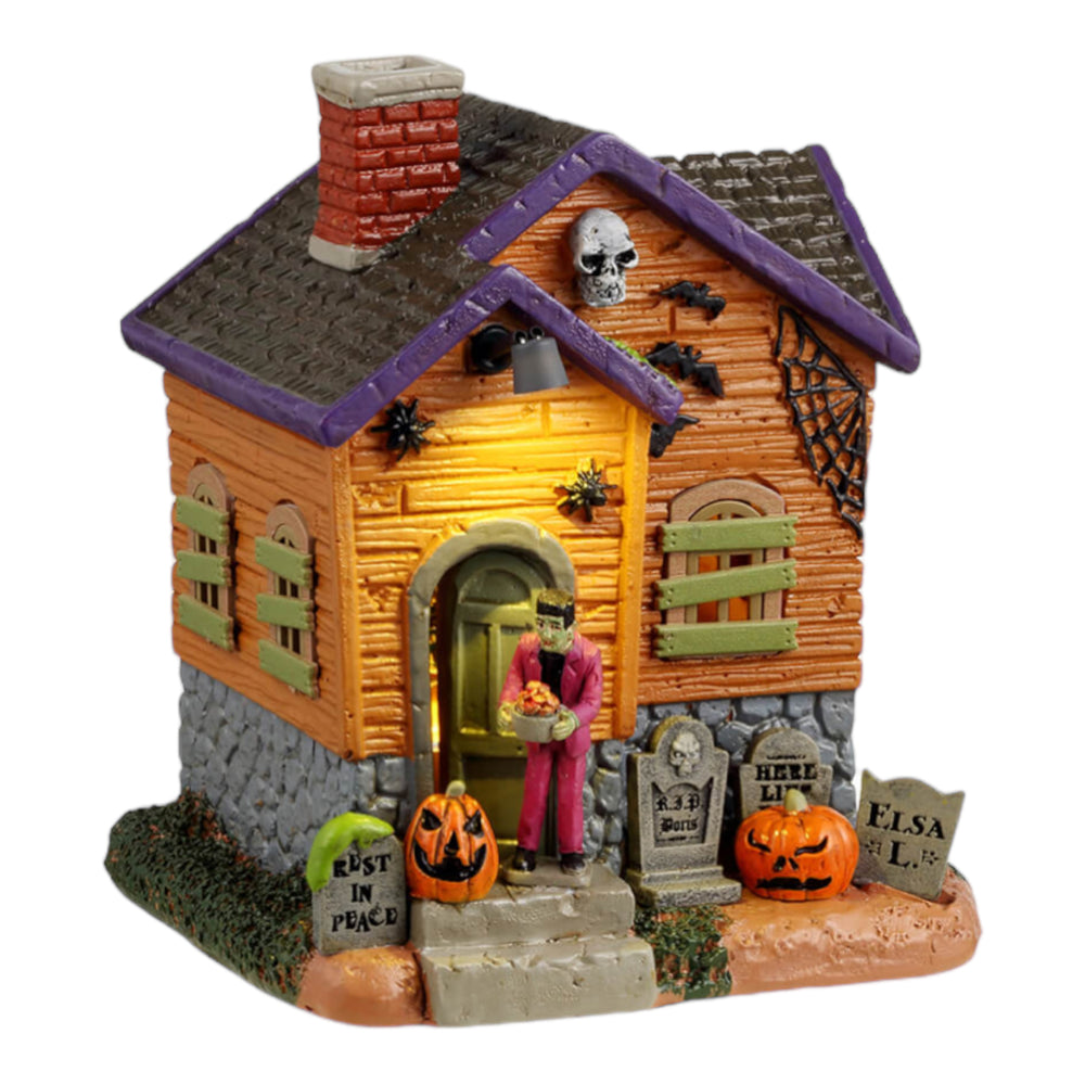 
            
                Load image into Gallery viewer, Lemax Spooky Town Frank&amp;#39;s Treats #44359 at Eerie Emporium.
            
        