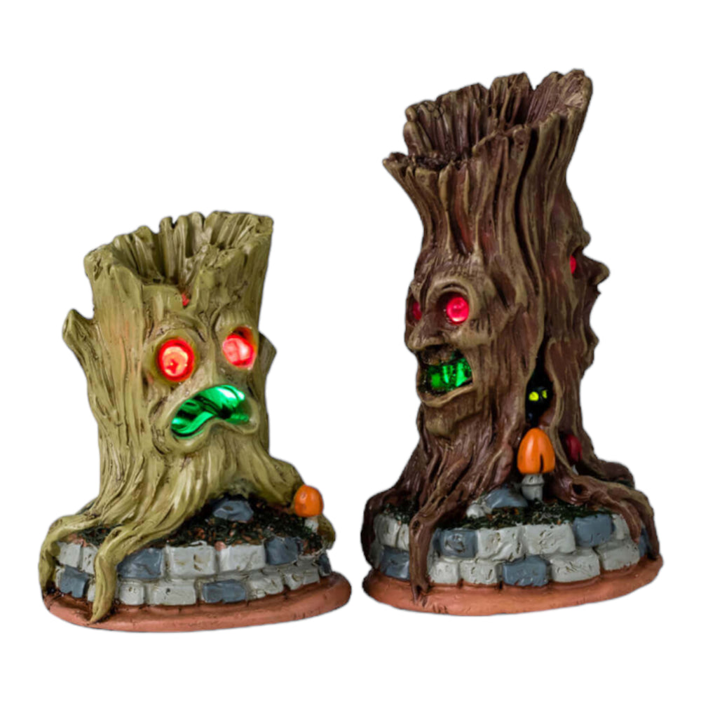 
            
                Load image into Gallery viewer, Lemax Spooky Town Spooky Tree Trunks #44307 at Eerie Emporium.
            
        