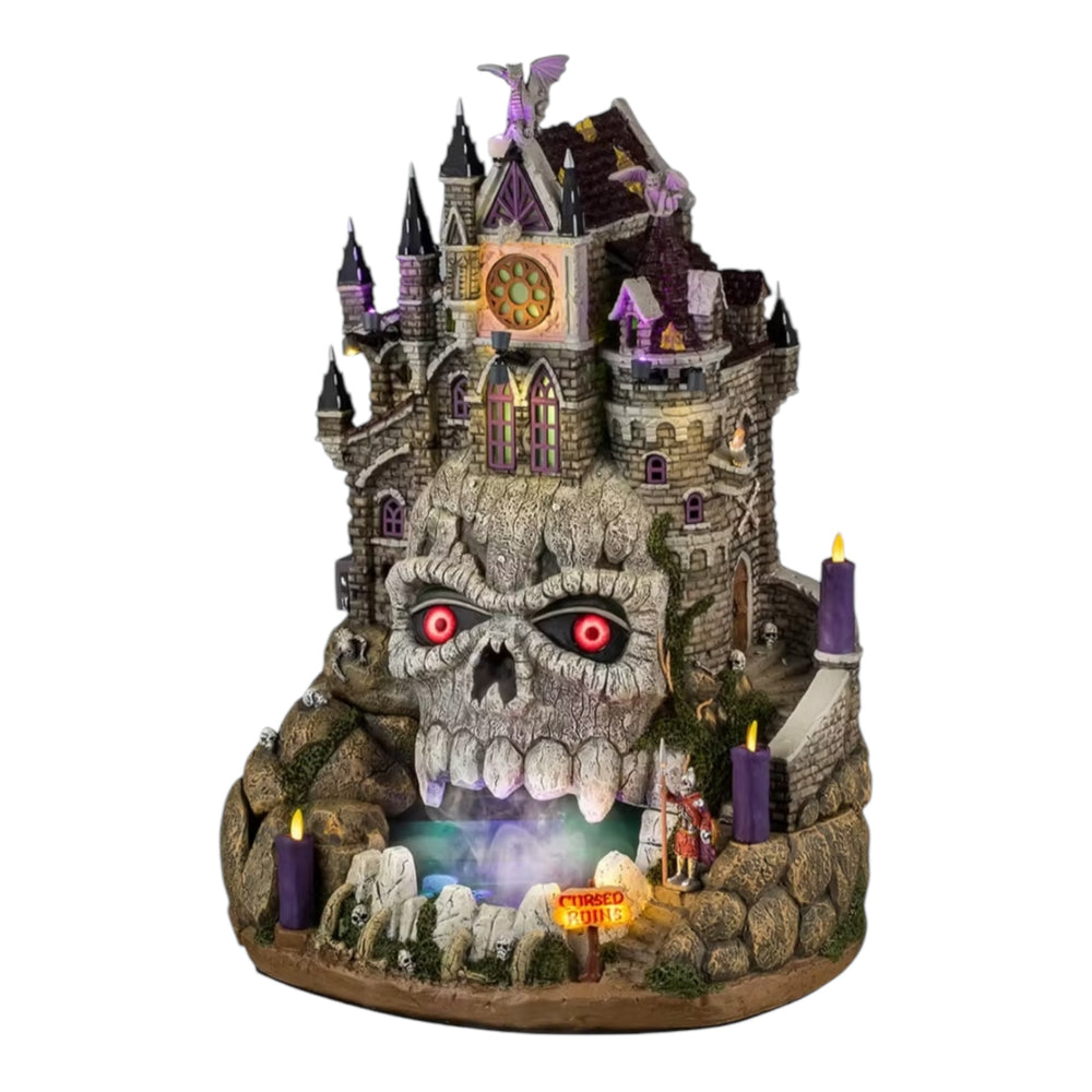 Lemax Spooky Town Cursed Ruins #45217 at Eerie Emporium.
