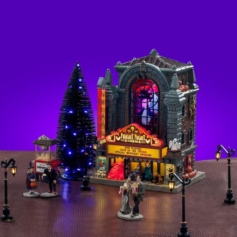 Lemax Spooky Town Fright Night Cinema Set #56664 at Eerie Emporium.