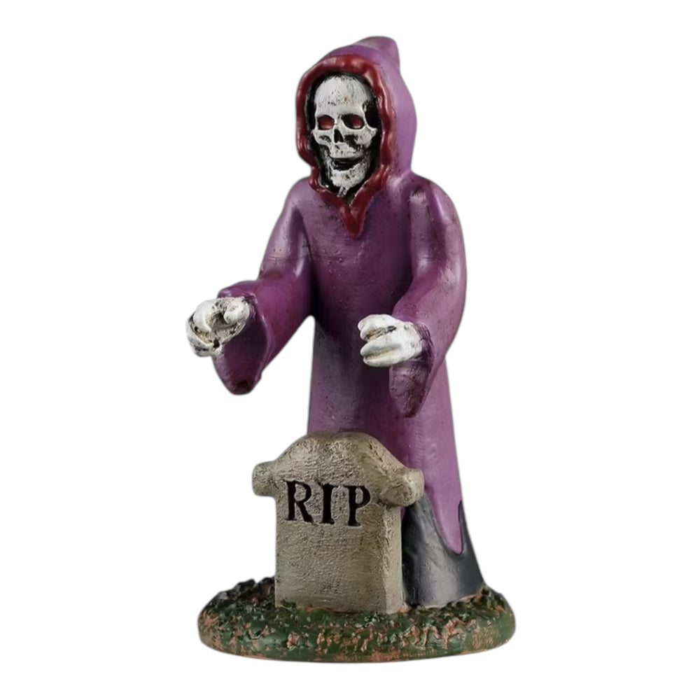 Lemax Spooky Town Inflatable Reaper Yard Decoration #52518 at Eerie Emporium.