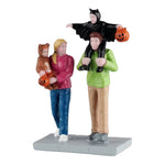Lemax Spooky Town Neighborhood Trick-Or-Treaters #52510 at Eerie Emporium.