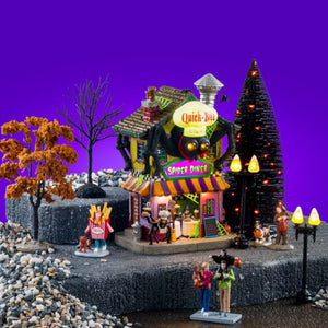 Lemax Spooky Town Quick Bite Spider Diner Set #56668 at Eerie Emporium.