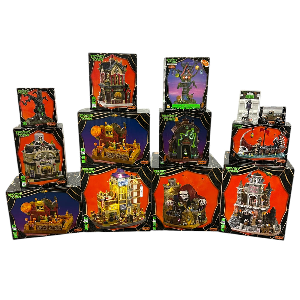 Lemax Spooky Town Scratch & Dent Jumbo Box H at Eerie Emporium.