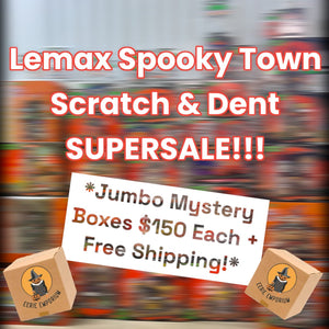 
            
                Load image into Gallery viewer, Lemax Spooky Town Scratch &amp;amp; Dent Jumbo Mystery Boxes
            
        