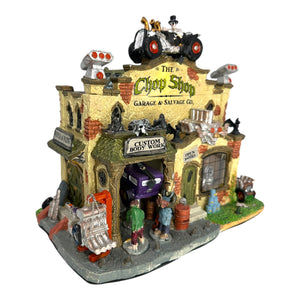 Lemax Spooky Town The Chop Shop Garage & Salvage Co. #25323 - RETIRED at Eerie Emporium. 5
