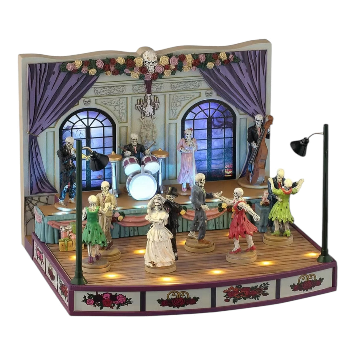 Figurine Lemax Spooky Town – Pelleteuse Pour Tombe Avec Sac De Corps – Collection Village Halloween 2023 – Résine Détaillée à Main