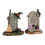 Lemax Spooky Town Witch Tombstones #54445 at Eerie Emporium.