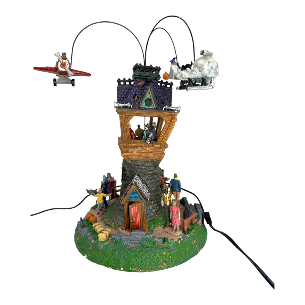 Retired Lemax Spooky Town Airshow, Set of 2 #34607 at Eerie Emporium. 4