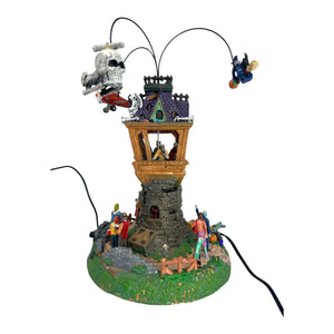 Retired Lemax Spooky Town Airshow, Set of 2 #34607 at Eerie Emporium. 5