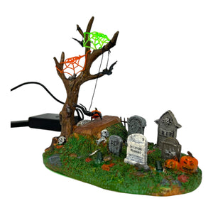 Retired Lemax Spooky Town Big Tarantula #84743 at Eerie Emporium. 4