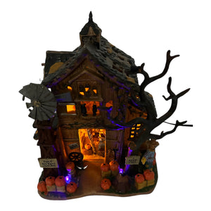 Retired Lemax Spooky Town Creepy Barn #55222 at Eerie Emporium. 3