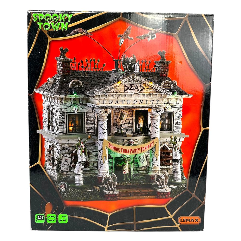 Retired Lemax Spooky Town Dead Fraternity #75171 at Eerie Emporium. 2
