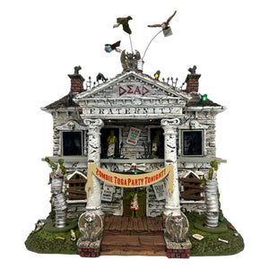 Retired Lemax Spooky Town Dead Fraternity #75171 at Eerie Emporium. 4
