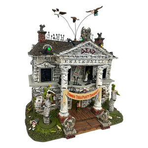 Retired Lemax Spooky Town Dead Fraternity #75171 at Eerie Emporium. 6