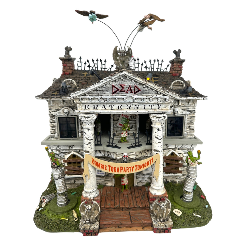 Retired Lemax Spooky Town Dead Fraternity #75171 at Eerie Emporium. 7