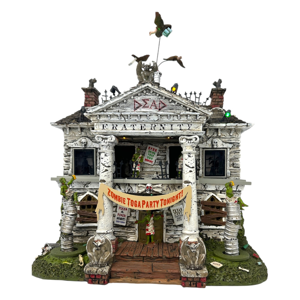 Retired Lemax Spooky Town Dead Fraternity #75171 at Eerie Emporium. 8